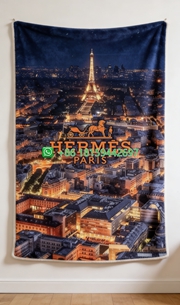 Hermes Throw Blankets